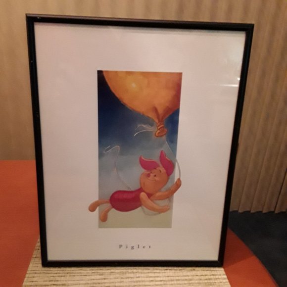 Set of 2 Disney Framed Tigger Piglet Art Prints - Picture 4 of 8